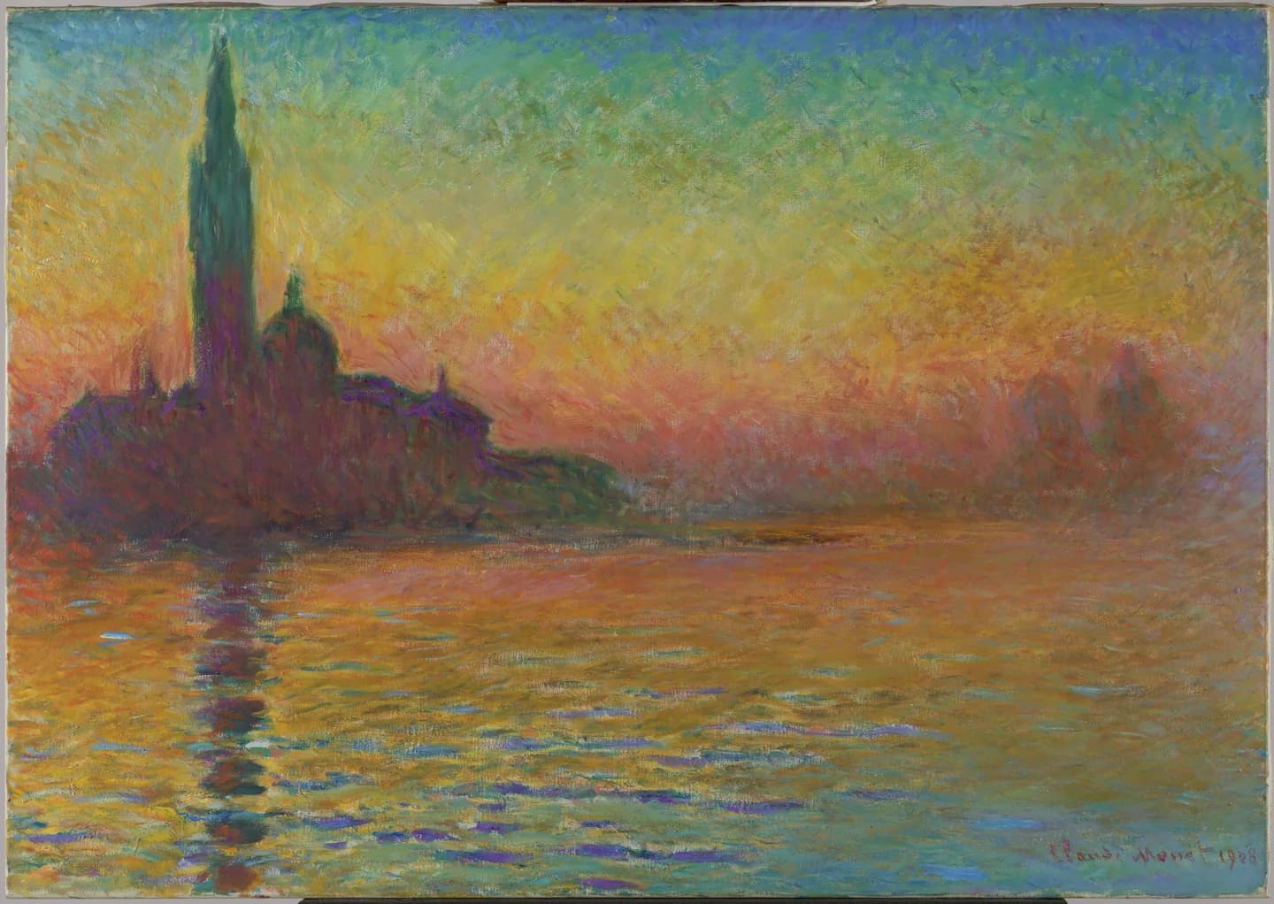 San Giorgio Maggiore at Dusk by Claude Monet