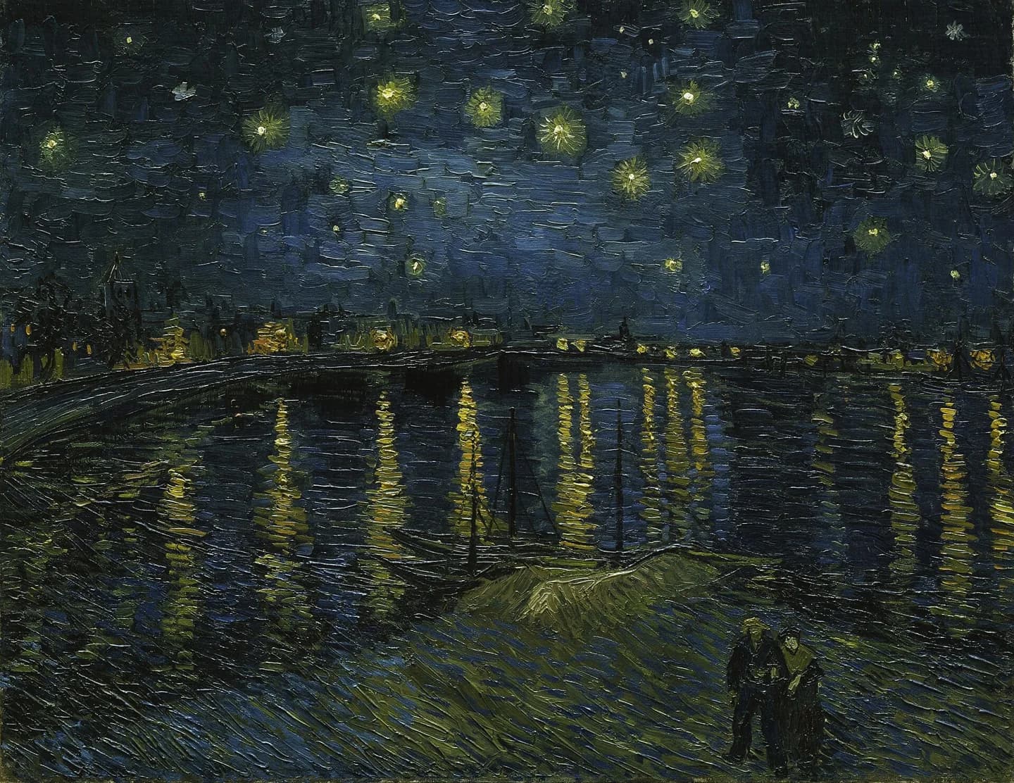 Starry Night Over the Rhone by Vincent van Gogh